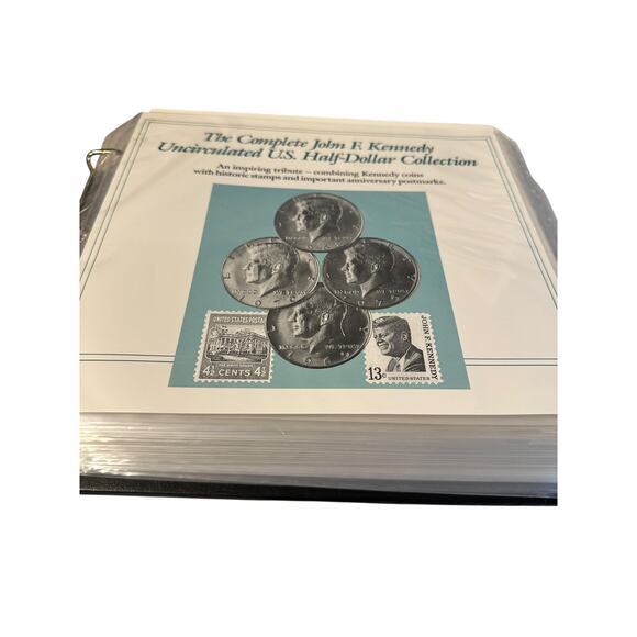 Postal Commemorative Society JFK Uncirculated US Half-Dollar Collection Set - Picture 2 of 10